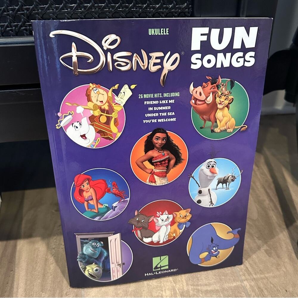 Disney Fun Songs for Ukulele Softcover Book